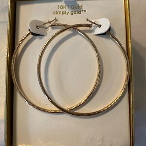 10k Gold Hoop Earrings